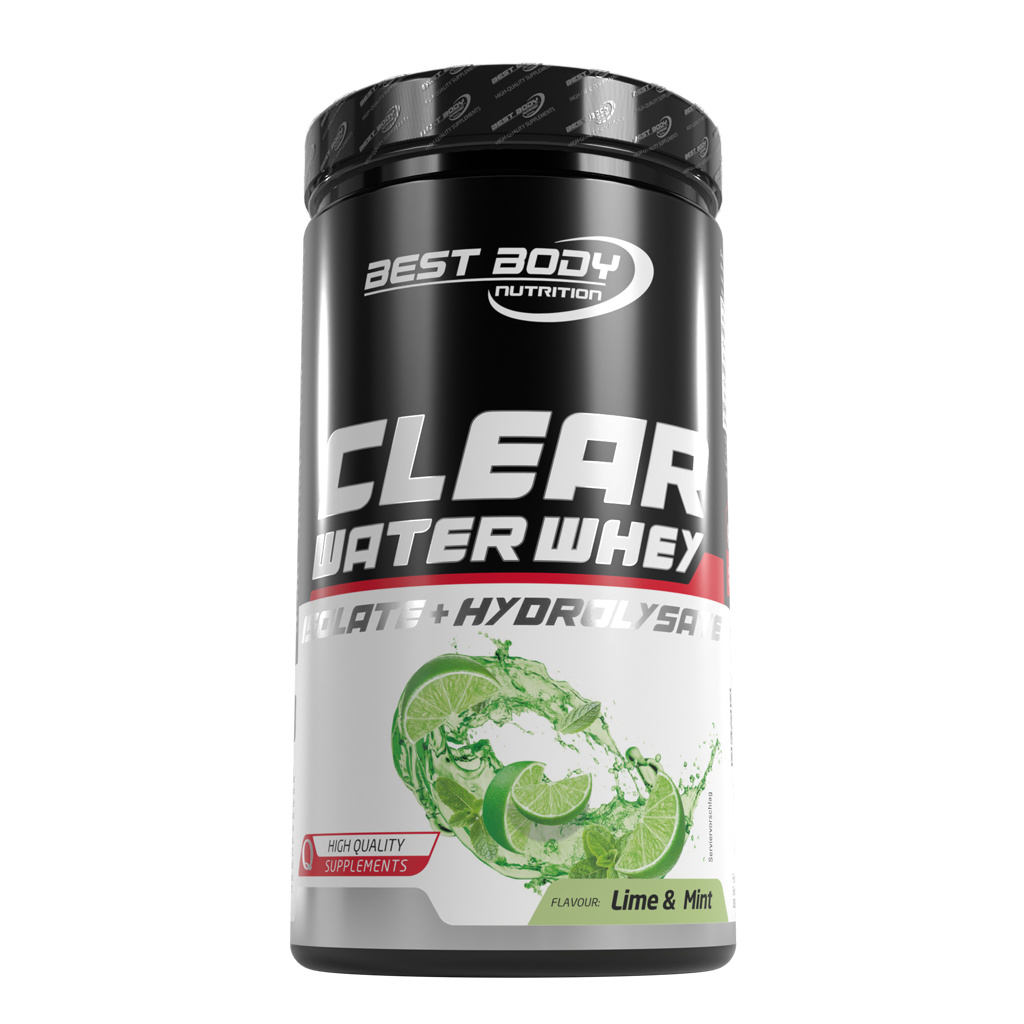 (54,42EUR/kg) Best Body Nutrition Clear Water Whey Isolate + Hydro 450g Dose + B